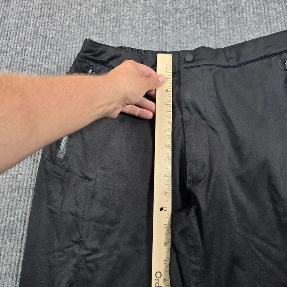Under Armour Pants Mens Large Black Windbreaker Relaxed Fit Elastic Waist - Picture 10 of 12